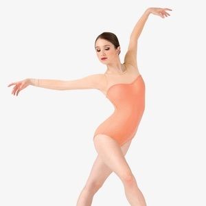 Mariia Sofya Leotard- long sleeve mesh sweetheart neckline Yumiko dupe